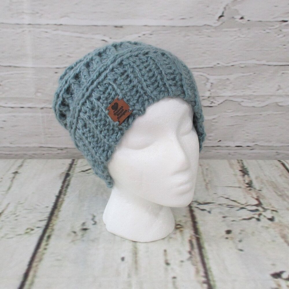 Duncan Street Designs Handcrafted Hat with Faux Fur Pom